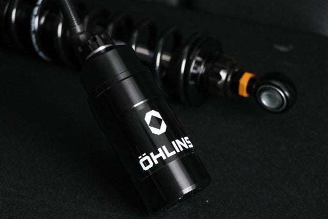 OHLINS BLACKLINE REMOTE RESERVIOR REAR SHOCKS HARLEY TOURING 14