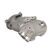 Trask billet intake manifold for Harley-Davidson motorcycles top view.