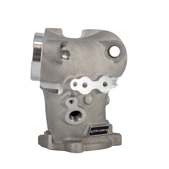 Trask billet intake manifold for Harley-Davidsons.