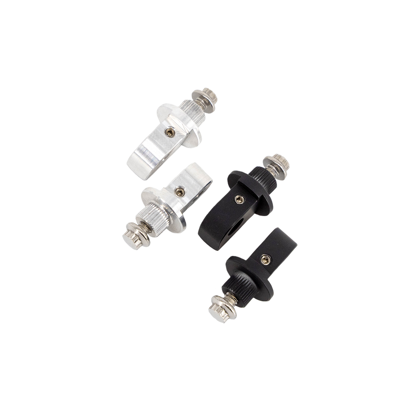 Assault Series Foot Peg Mounts - Black and Raw