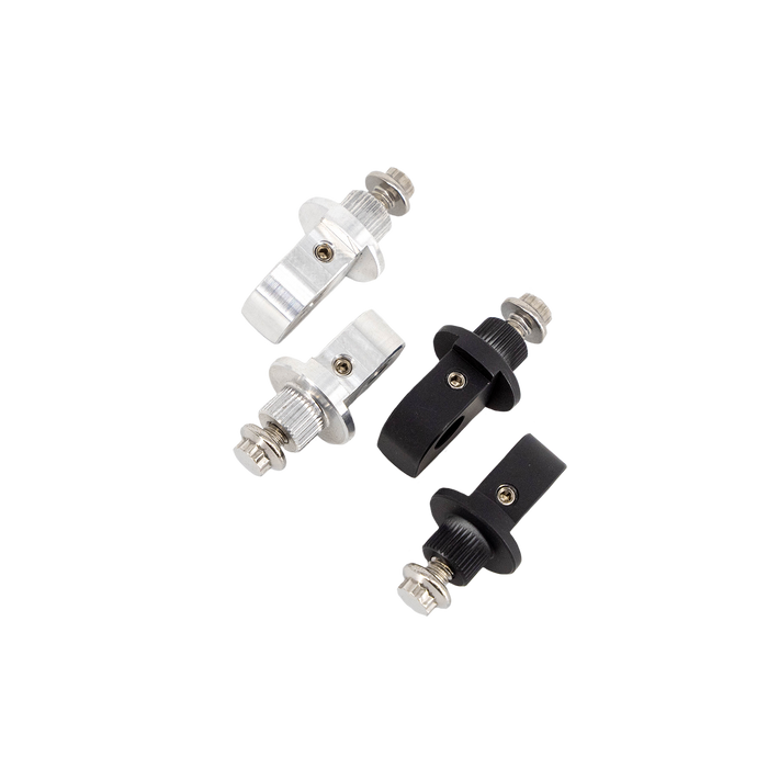 Assault Series Foot Peg Mounts - Black and Raw