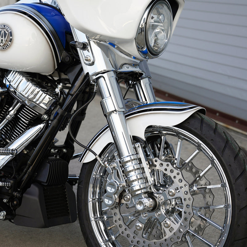 Method® Bagger Fork Guards, Chrome