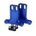 Original Garage Moto Replacement Bagger Fender Billet Blue Bracket Kit