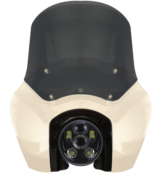 OG Softail Low Rider S Complete T-Sport Fairing Kit - White Sand Pearl - Original Garage Moto