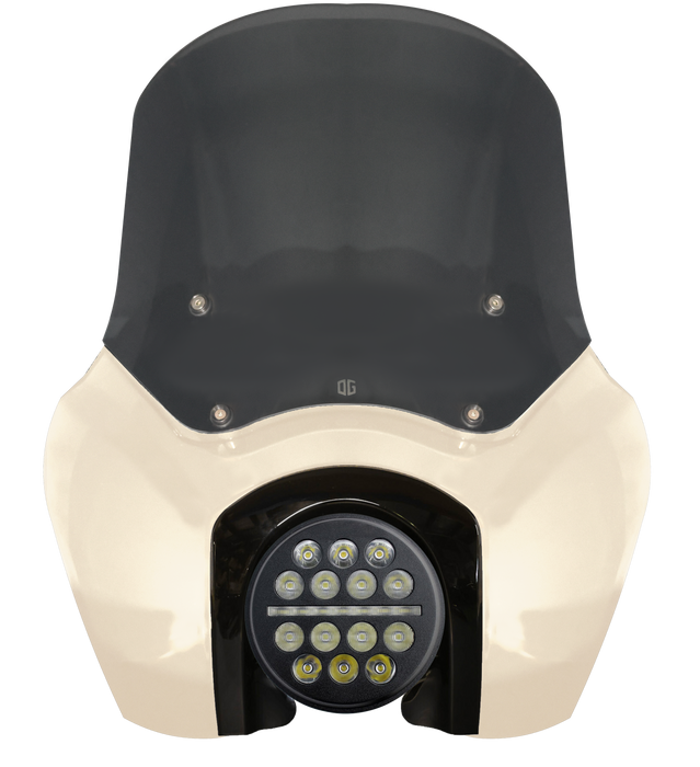 OG Softail Low Rider S Complete T-Sport Fairing Kit - White Sand Pearl - Original Garage Moto