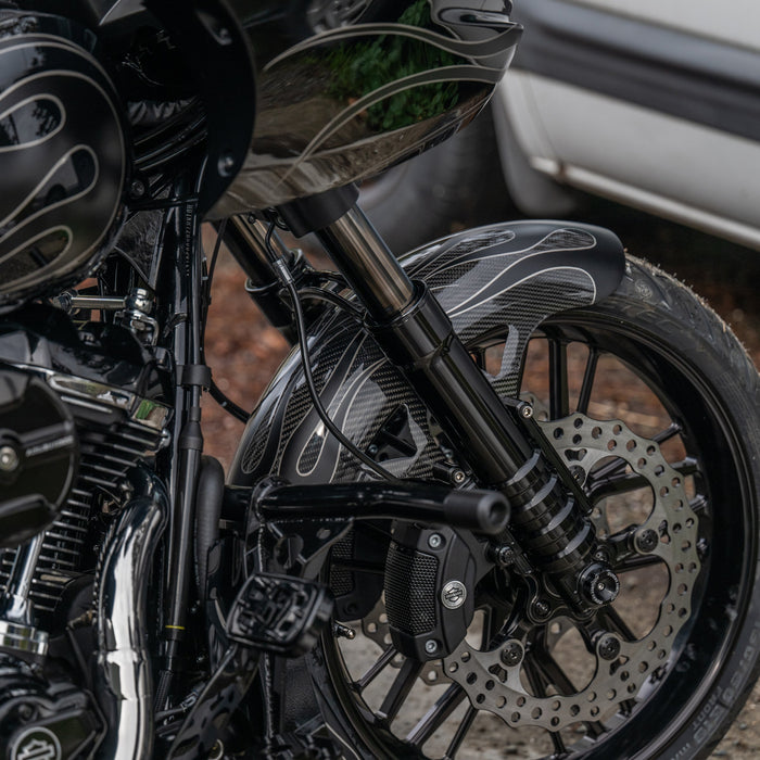 19” Pro Sport Carbon Fiber Front Fenders, FLT Touring