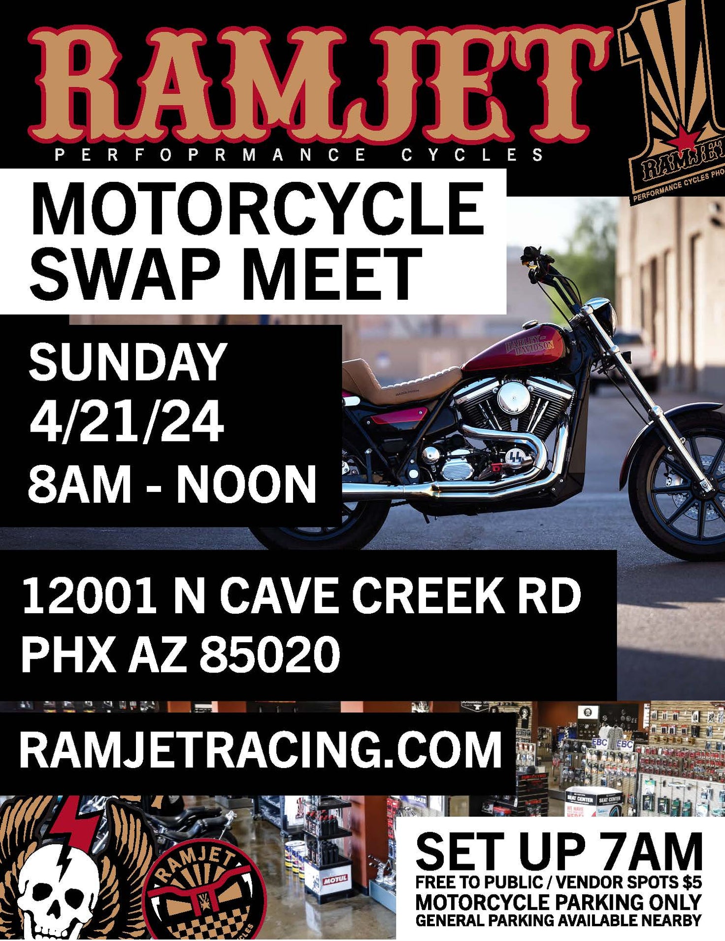 Motorcycle Shops in Phoenix, AZ + Harley Davidson Parts — Ramjet Racing