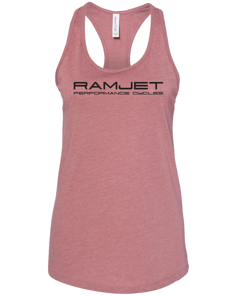 RAMJET WOMENS RAZOR BACK TANK - HEATHER MAUVE