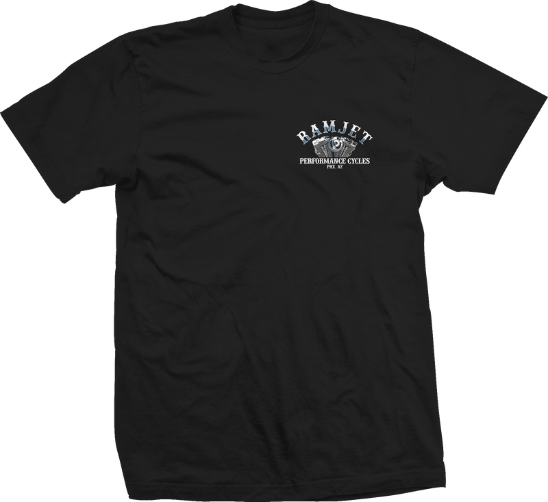 RAMJET TWINCAM T-SHIRT BLACK