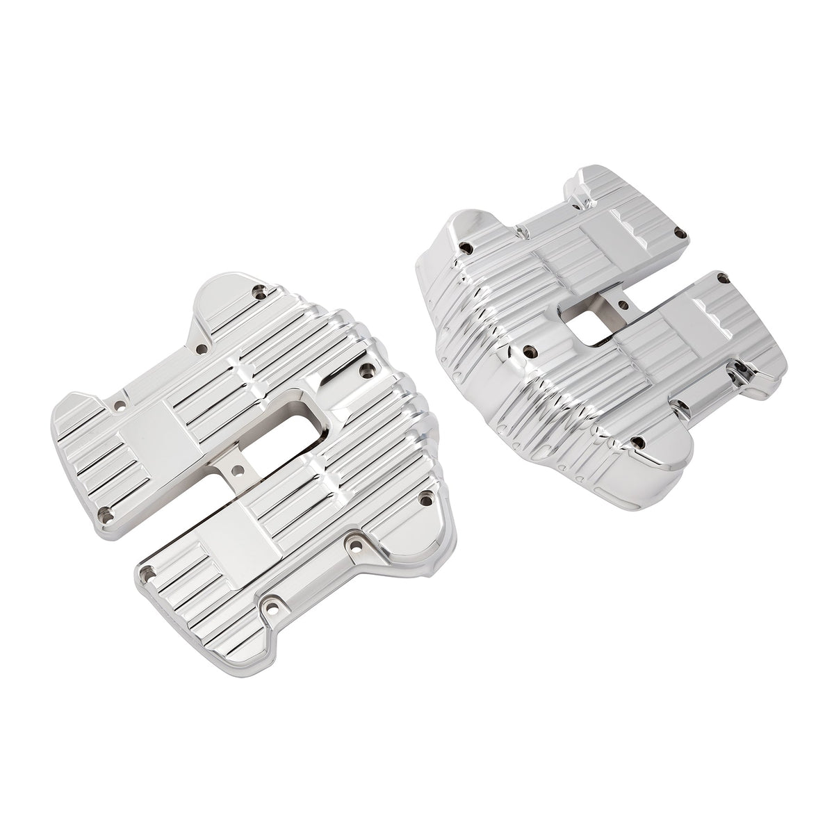 Rough Crafts® M8 Rocker Box Covers, Chrome — Ramjet Racing