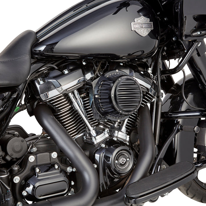 Rough Crafts® Round Air Cleaner, Black