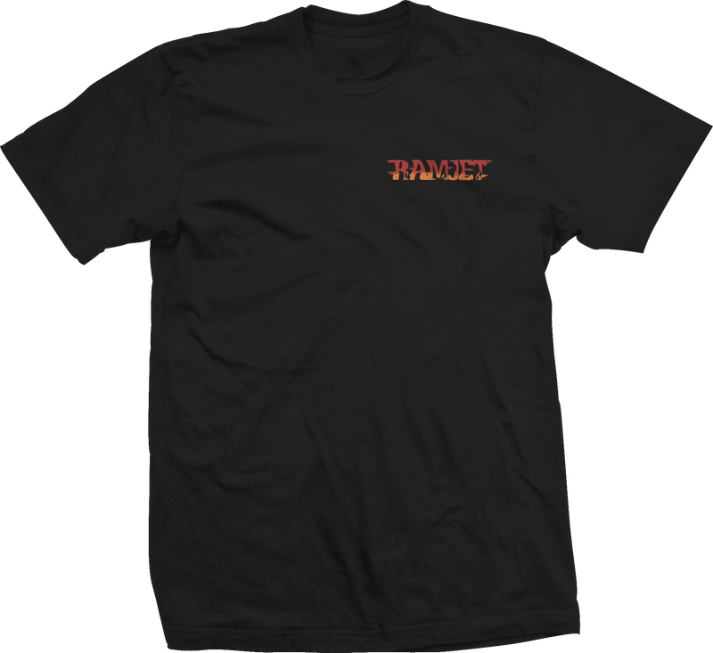 RAMJET CAMPFIRE T-SHIRT BLACK