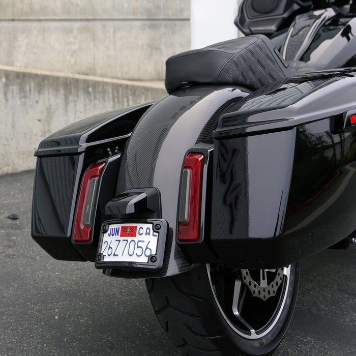 Ness Harley Road Glide Carbon Fiber Fender Install 