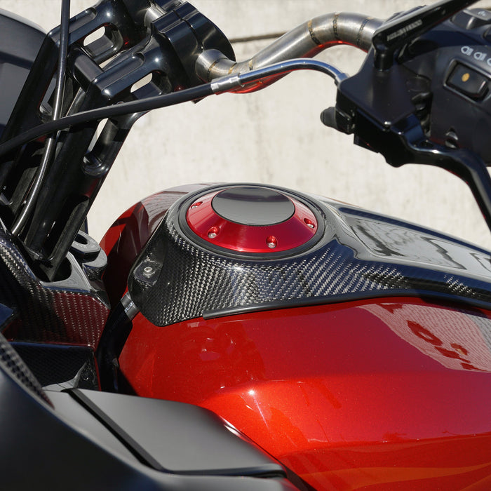 Pop-Up Gas Caps for 2024-up Touring, Red