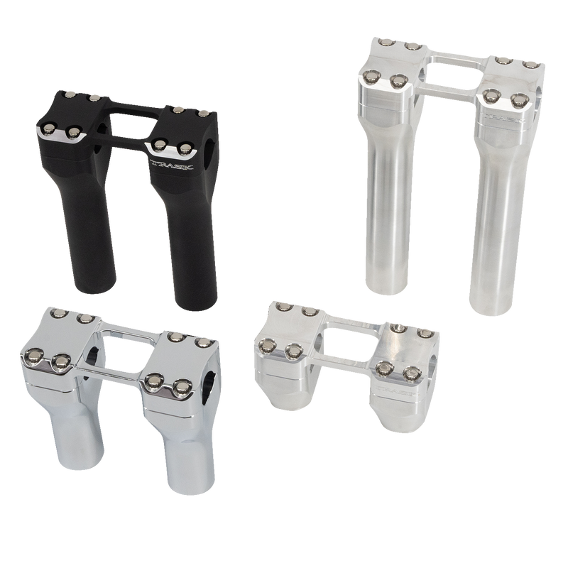 Trask Assault Risers for Harley-Davidson Motorcycles.