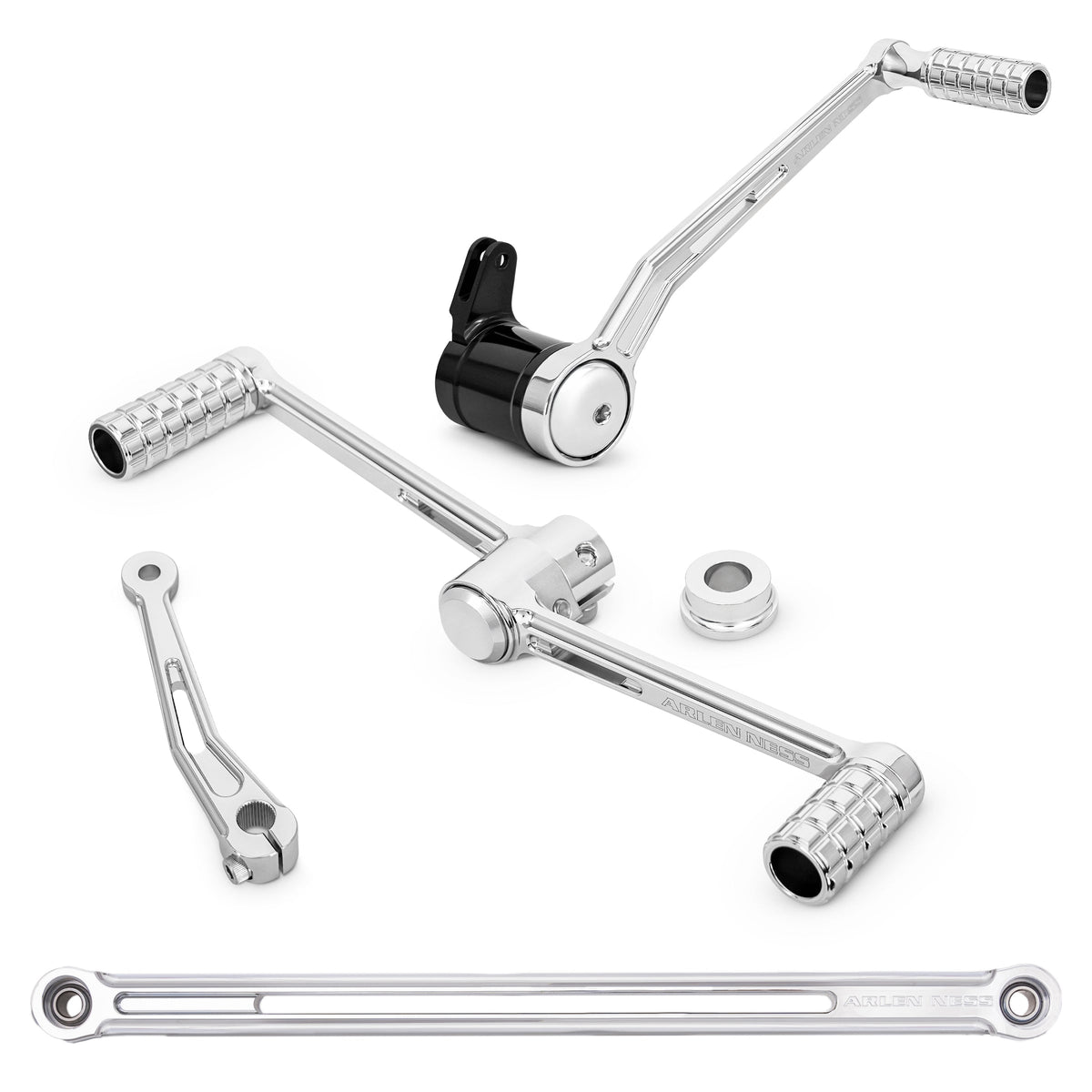 Speedliner Foot Control Kit, Chrome — Ramjet Racing