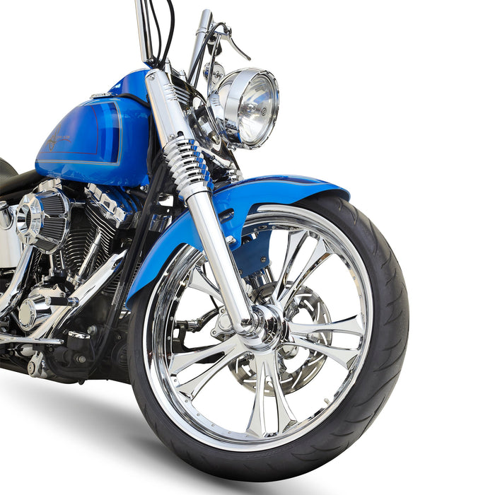 Smooth "Hot Leg" Fork Legs, Chrome