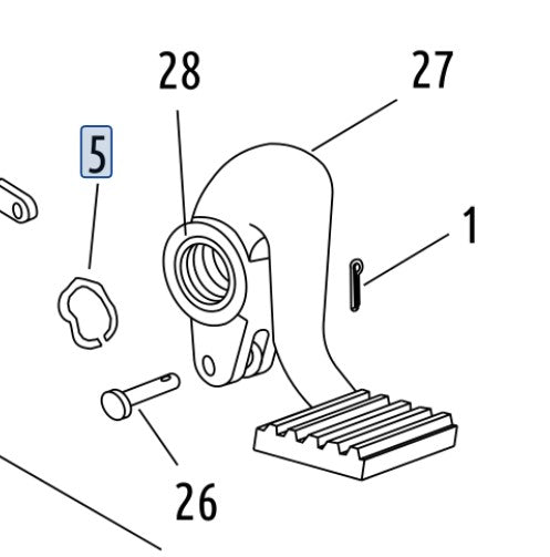 fxr brake pedal FXR BRAKE PEDAL WAVE/THRUST WASHER