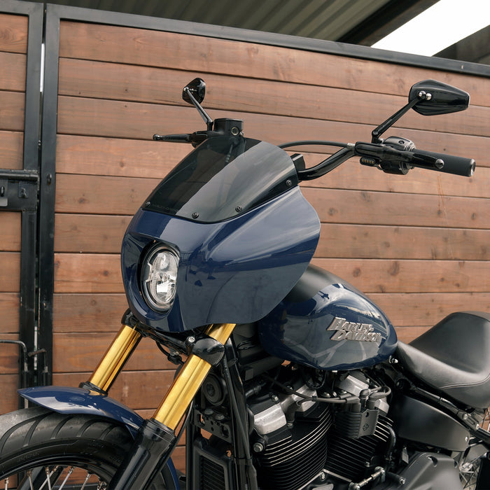 Gold & Black 49mm Fork Tubes, M8 Softail