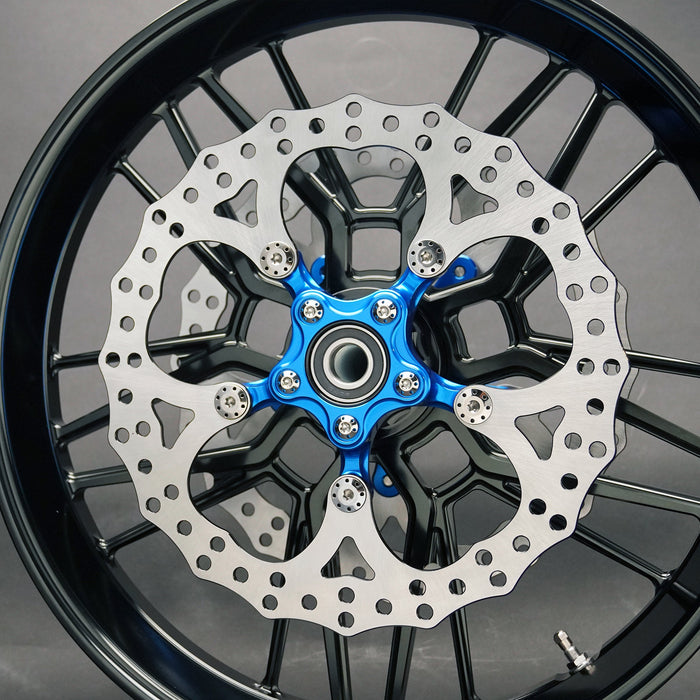 14" Spider Brake Rotor, Blue