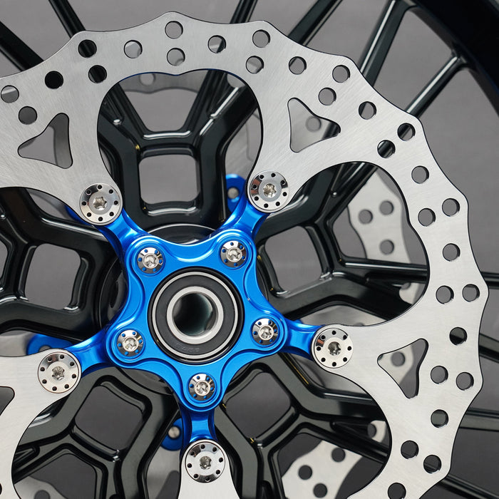 14" Spider Brake Rotor, Blue