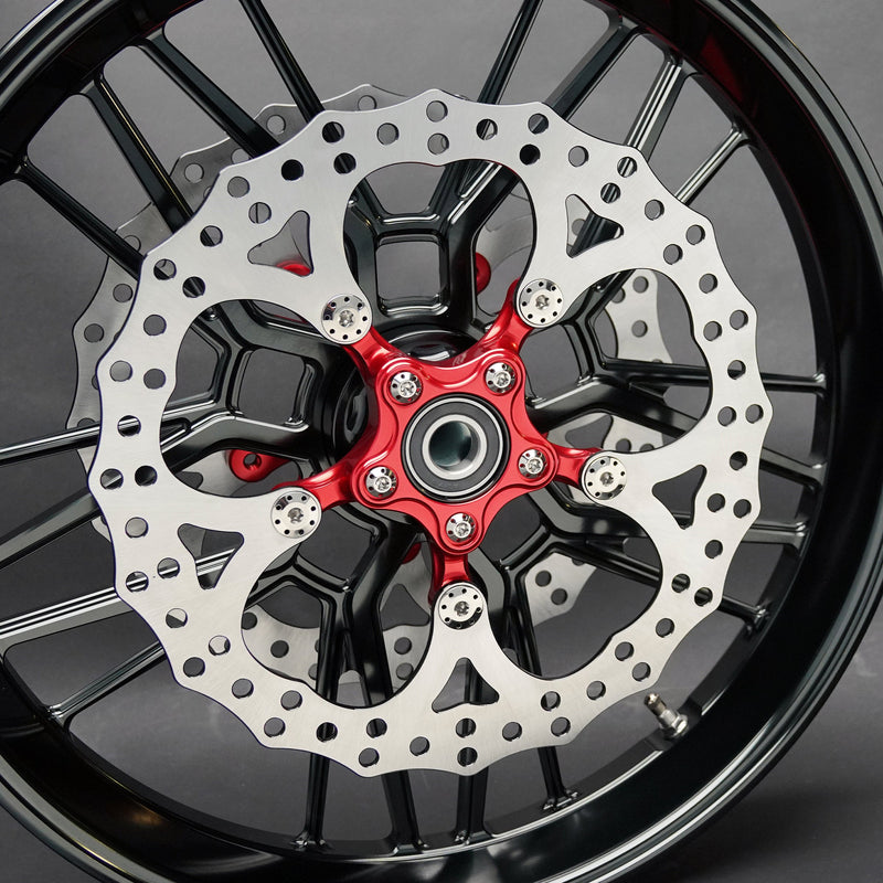 14" Spider Brake Rotor, Red