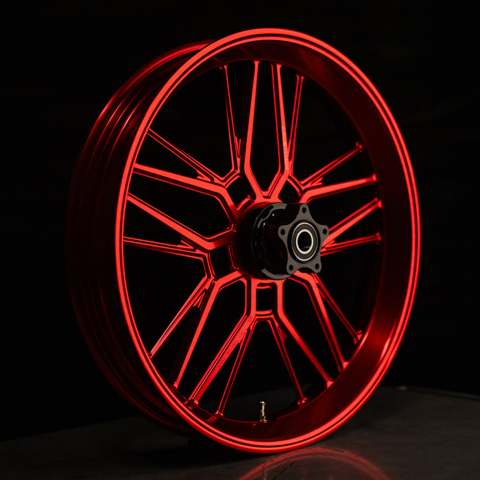 Split Spoke Forged Wheels, Red