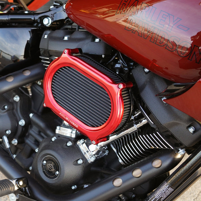 Stage 2 Oval Air Cleaner, Red