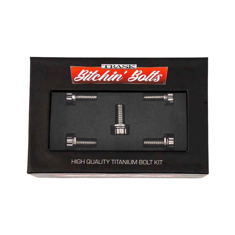 Trask Bitchin' Bolts - FL M8 Derby Cover
