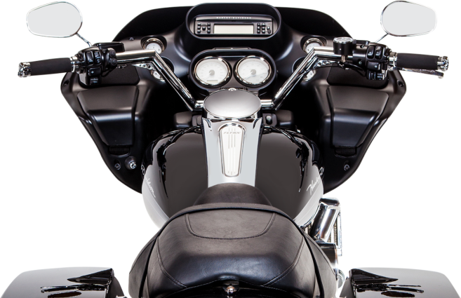 V-Line +2" Handlebars with 1" Clamp – Bagger