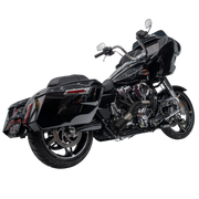Trask Big Sexy in black on a Harley Davidson Road Glide