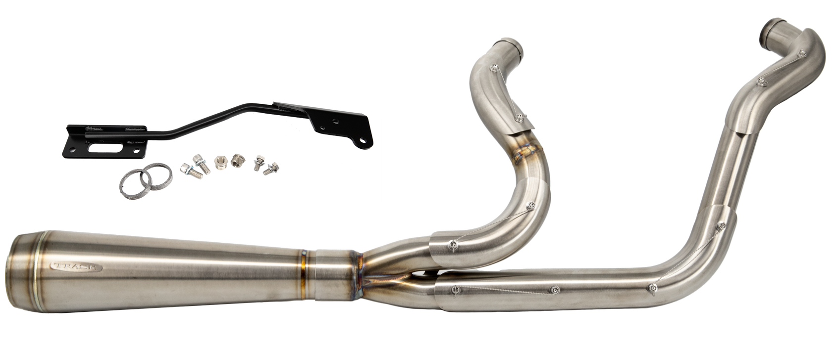Assault: 2 Into 1 Harley-Davidson Sportster Exhaust - Stainless