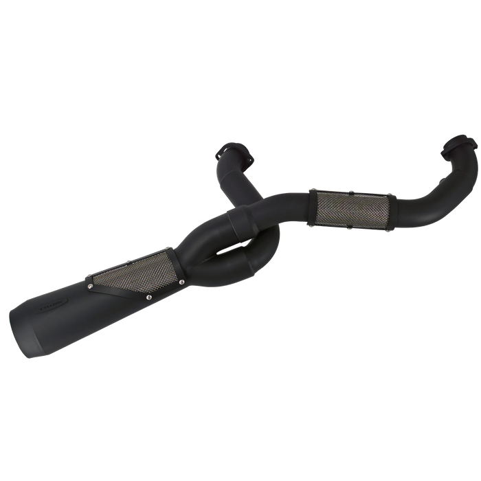 Big Sexy: 2 into 1 Harley-Davidson Touring Exhaust - Black