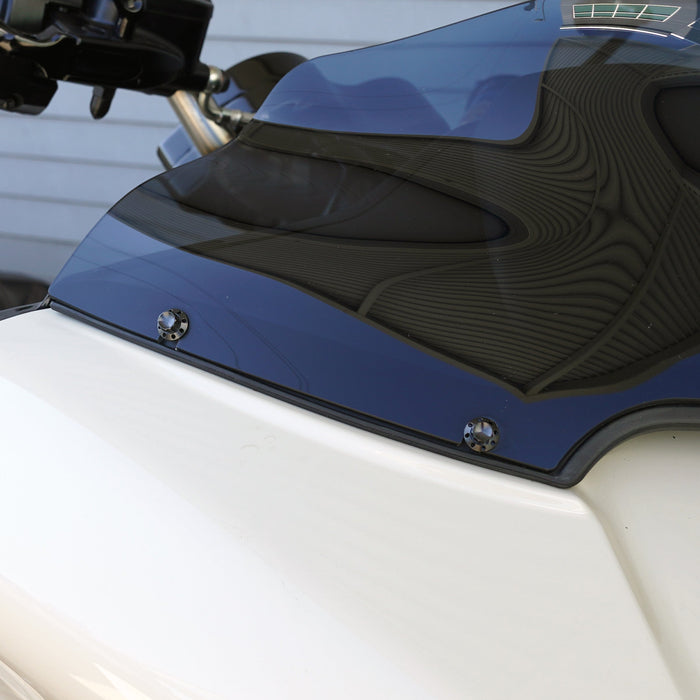 Titanium 12-Point Windshield Bolts for Road Glide, Black