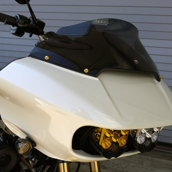 Titanium 12-Point Windshield Bolts for Road Glide, Gold