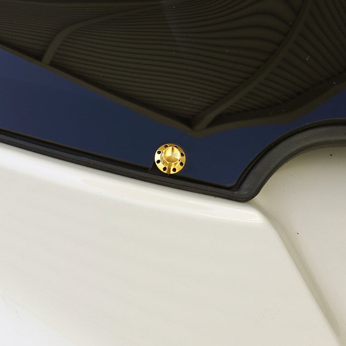 Titanium 12-Point Windshield Bolts for Road Glide, Gold