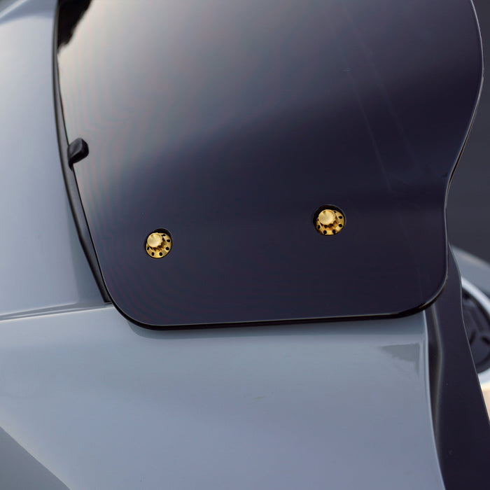 Titanium 12-Point Windshield Bolts for Street Glide, Gold