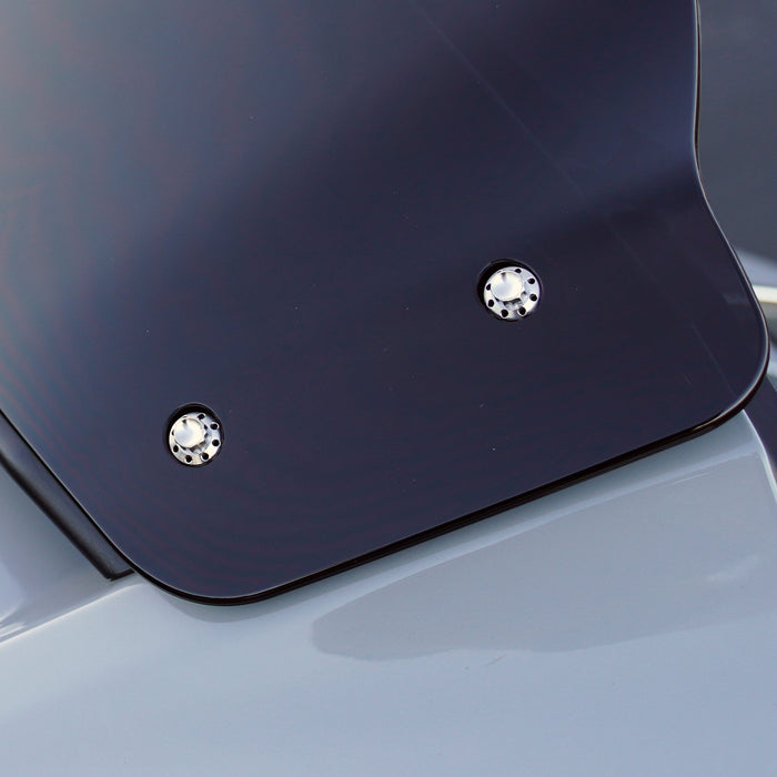 Titanium 12-Point Windshield Bolts for Street Glide, Polished