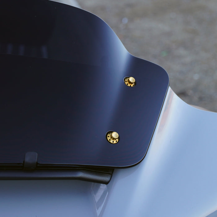 Titanium 12-Point Windshield Bolts for Street Glide, Gold