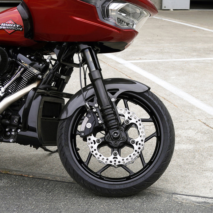 Titanium Floating Rotor Bolts, FLT Touring / Black