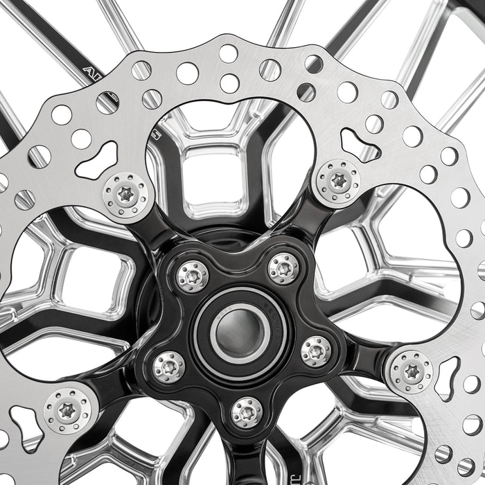 Titanium Floating Rotor Bolts, FLT Touring / Polished