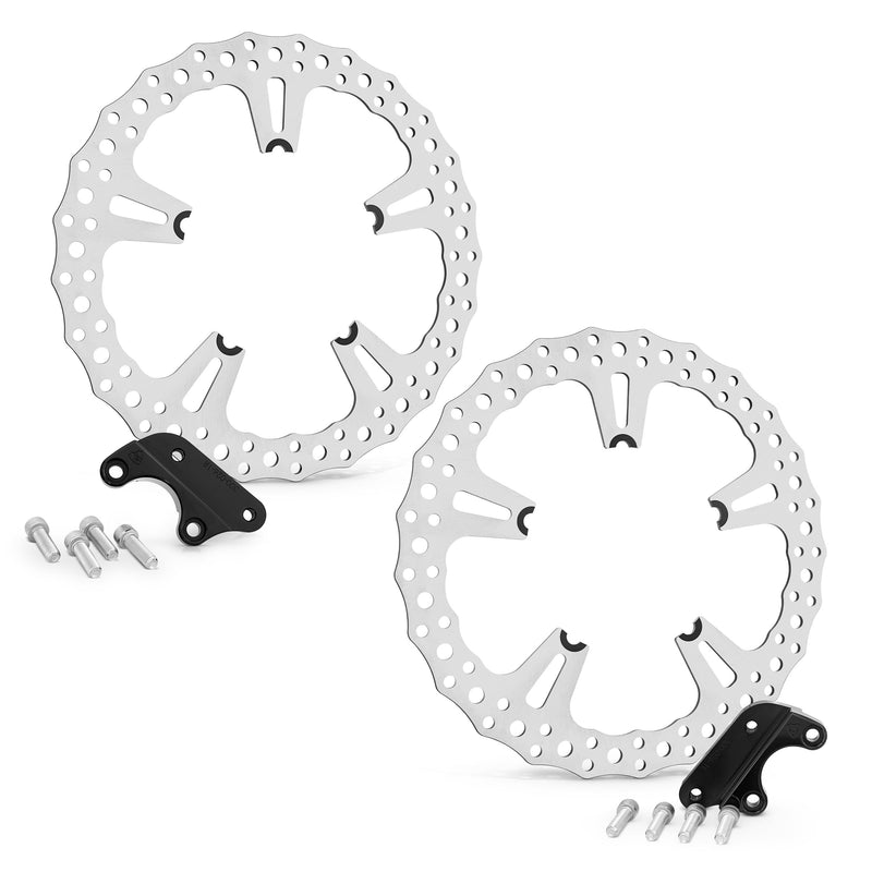 15" Jagged® Big Brake Rotor Kit, V-Rod