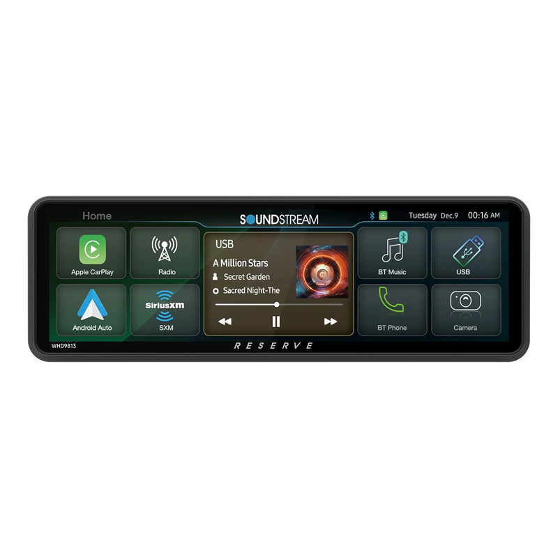 SOUNDSTREAM '98-'13 TOURING SINGLE DIN UNIT *APPLE/ANDROID PLAY*