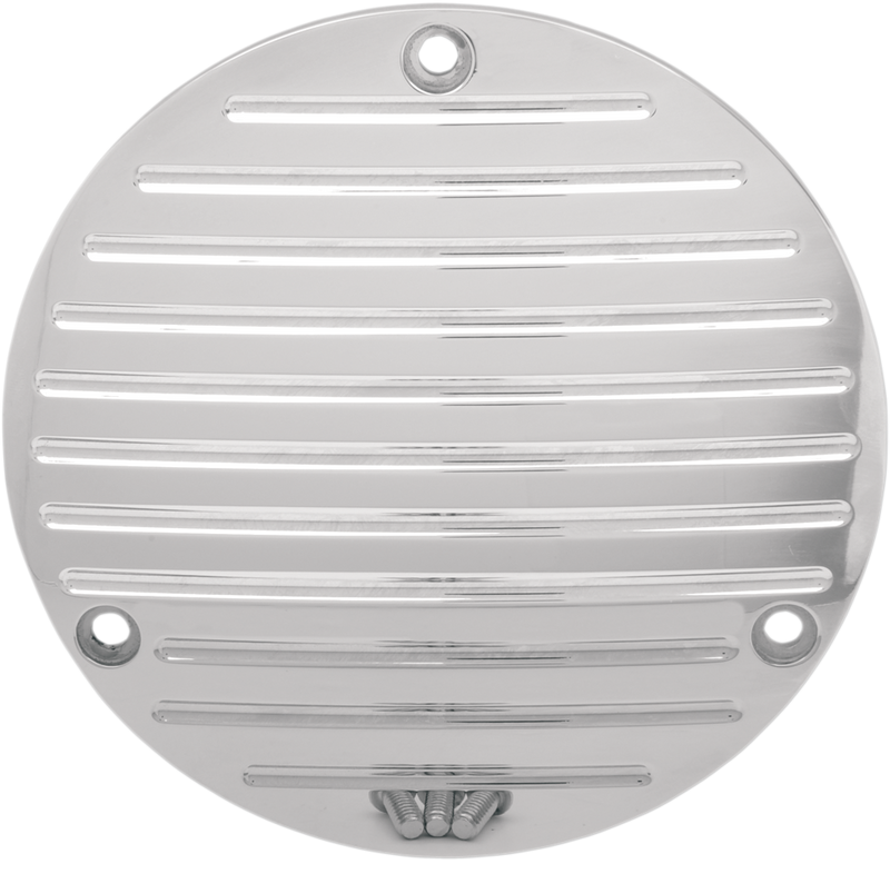 Millennium Derby Cover - Ball Milled - Chrome