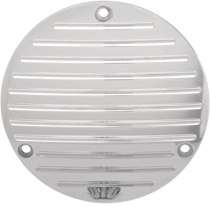 Millennium Derby Cover - Ball Milled - Chrome
