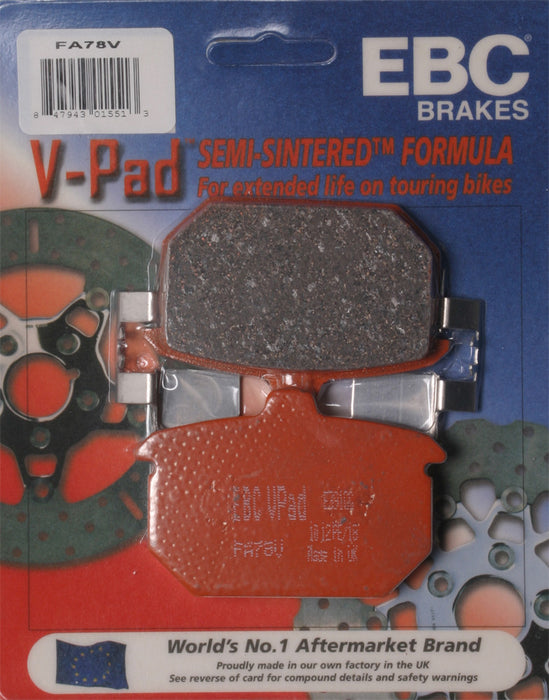 EBC H/HH SINTERED BRAKE PADS - FXR