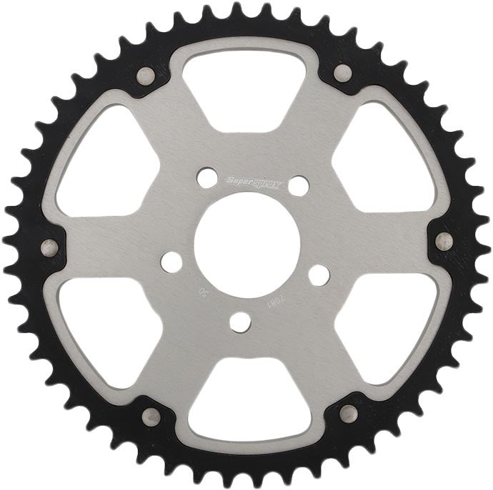 SUPERSPROX REAR SPROCKET - BLACK OR SILVER