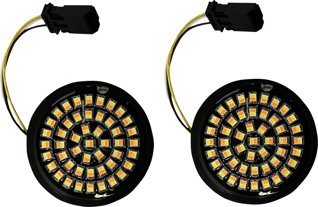 LED Turn Signal Insert - Amber/White - CVO