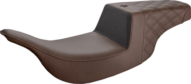 Unknown Industries Seat - Front Carbon Fiber/Black Gripper Lumbar/Rear Lattice Stitch - FL