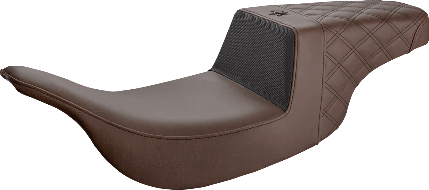 Unknown Industries Seat - Front Carbon Fiber/Black Gripper Lumbar/Rear Lattice Stitch - FL